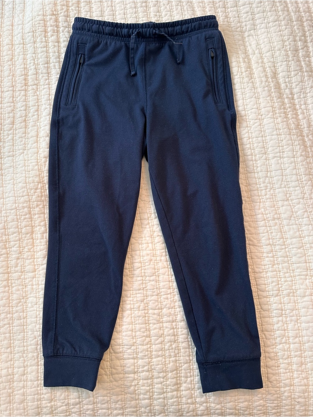 Primary kids Navy Zip-Pocket Joggers